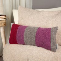 nahtur-design Rückenstützkissen aus Loden | Wollfüllung | Unikat | 45 × 20 cm