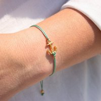 Bow & Hummingbird Armband auf Karte - Anker - Meer-Erinnerungen