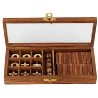 El Puente Fair Trade Spiele-Set (Domino, Tic Tac Toe, Würfel)