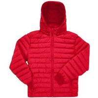 B&C BE INSPIRED Unisex Steppjacke Pufferjacke abnehmbare Kapuze Seitentaschen mit Reißverschluss Wasserabweisend bis Gr. 4XL