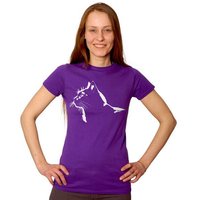 HANDGEDRUCKT "Stubentiger" Frauen T-Shirt Earth Positive