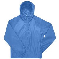 B&C BE INSPIRED Unisex Regen- und Windjacke einstellbare dreiteilige Kapuze mit zwei Fronttaschen