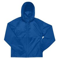 B&C Unisex Regen- und Windjacken Kapuze Seitentaschen mit Reißverschluss