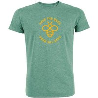 University of Soul Herren T-Shirt aus Bio-Baumwolle "Save the bees"