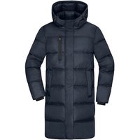 Daiber Damen Puffermantel Wintermantel Winterjacke Steppjacke Kurzmantel mit Kapuze knielang