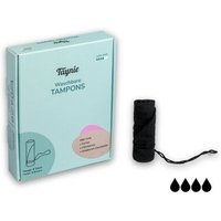 Taynie Waschbare Tampons extra stark (8 Stk.) - Biozidfrei - wiederverwendbar - 90°C - Stofftampons - Bio-Baumwoll Tampons