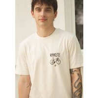 päfjes Gepard die Rakete Fahrrad Gravel - Unisex Männer Bio T-Shirt