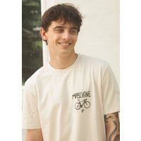 päfjes Waschbär die Maschine Fahrrad Gravel - Unisex Männer Bio T-Shirt