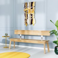 ekomia Sitzbank Form F mit Lehne