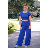 Vivien Joy High Waist Hose mit Falten - Farrah Comfy Pants