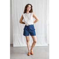 Jyoti - Fair Works Baumwolldenim Shorts Kusuma