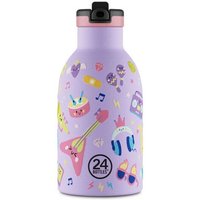 24bottles 0,33l Kids Edelstahl Thermosflasche mit Strohhalm