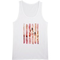Human Family Bio Herren Tanktop "Start - Flamingo Stripes" aus Bio-Baumwolle