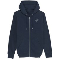Human Family Bio Herren-Hoodie mit Reißverschluss "Grower - HF" mit 85 % Bio-Baumwolle