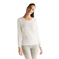 Leela Cotton Damen Langarmshirt 5 Farben Bio-Baumwolle Oberteil T-Shirt