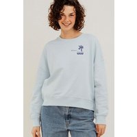Kultgut Artdesign Boxy-Style Sweatpullover / Ocean Treasure