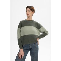 MELA Rippstrick Pullover Style ADAH STRIPES aus 100% Bio-Baumwolle