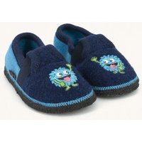 Kitz-Pichler Bobby Floh Kinder-Hausschuh für Jungen & Mädchen aus 100% Schurwolle - Warme Filz-Pantoffel