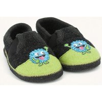 Kitz-Pichler Bobby Floh Kinder-Hausschuh für Jungen & Mädchen aus 100% Schurwolle - Warme Filz-Pantoffel