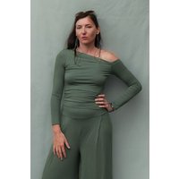 10 BODIES Asymmetrical Longsleeve aus Modal Tencel