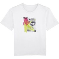Human Family Bio Damen Oversize-T-Shirt "Color Up" aus Bio-Baumwolle