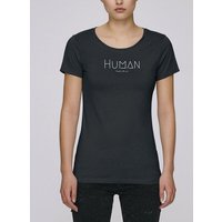 Human Family Bio Damen Sommer-T-Shirt "Faith - Human" in 6 Farben aus Bio-Baumwolle