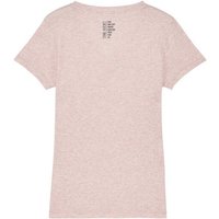 Human Family Damen T-Shirt mit V-Ausschnitt "Evolution - Stand Against" in 4 Farben aus Bio-Baumwolle