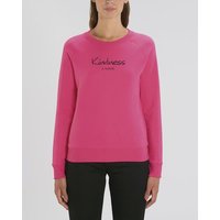 Human Family Bio Damen Sweatshirt - Feel Kindness - in 4 Farben mit 85 % Bio-Baumwolle