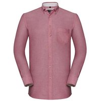 Herren Langarm Hemd Tailored washed Oxford von Russel Collection