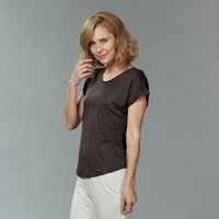 Kokon Zwo Basic Shirt mit überschnittenem Arm 43% Seide (peacesilk), 17% Leinen