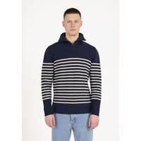 KnowledgeCotton Apparel Troyer - 1/2 neck zip merino wool rib knit - aus Bio-Wolle