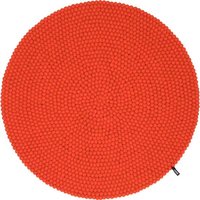 myfelt Filzkugelteppich rund, 100% Schurwolle