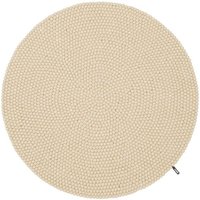 myfelt Filzkugelteppich rund, 100% Schurwolle