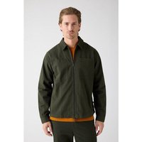 KnowledgeCotton Apparel Twill-Overshirt Hemdjacke aus Bio-Baumwolle GOTS/Vegan