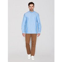 KnowledgeCotton Apparel Regular Hemd HARALD Small Owl Oxford aus Bio-Baumwolle - ROC/GOTS/Vegan