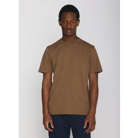 KnowledgeCotton Apparel Basic T-Shirt O-Neck aus Bio-Baumwolle