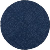 myfelt Filzkugelteppich rund, 100% Schurwolle