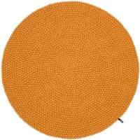 myfelt Filzkugelteppich rund, 100% Schurwolle
