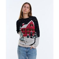 GARY MASH Pullover Lamona aus feinem Jacquardstrick