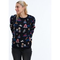 GARY MASH Pullover Lamona aus feinem Jacquardstrick