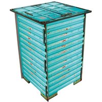 WERKHAUS Photohocker Container Türkis WERKHAUS Photohocker Container Türkis