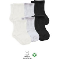 bistyle Socken 6er-Pack für Babys Babysocken Jungen Mädchen Kurzsocken gerippt