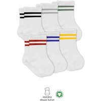 bistyle Socken 6er-Pack für Babys Babysocken Jungen Mädchen Kurzsocken gerippt