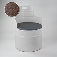 Lockengelöt Sessel (2) aus einem Hamburger Ölfass Lockengelöt Sessel (2) aus einem Hamburger Ölfass