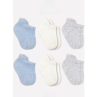 bistyle Baby-Sneaker Socken Basic 6er-Pack – zertifiziert, hoher Baumwollanteil