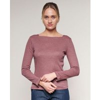 Alma & Lovis Softes Ringel-Langarmshirt aus Bio-Baumwolle | Melange Longsleeve