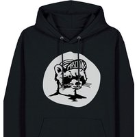 päfjes Waschbär die Maschine / Gravel / Rennrad - Unisex Fair Wear Bio Hoodie