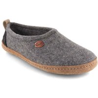 WoolFit Homeoffice Hausschuhe 'Highland' aus 100% Wolle mit vegetabiler Ledersohle