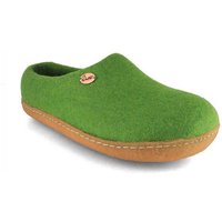 WoolFit Barfuß-Hausschuhe handgemacht mit Naturgummisohle für Damen und Herren
