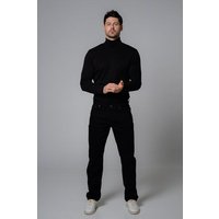 Feuervogl fv-Mi:lo Straight Cut | Medium Waist | Stay Black Denim